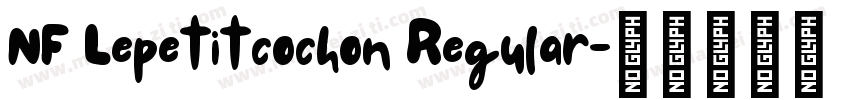 NF Lepetitcochon Regular字体转换